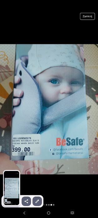 Nosidełko BeSafe