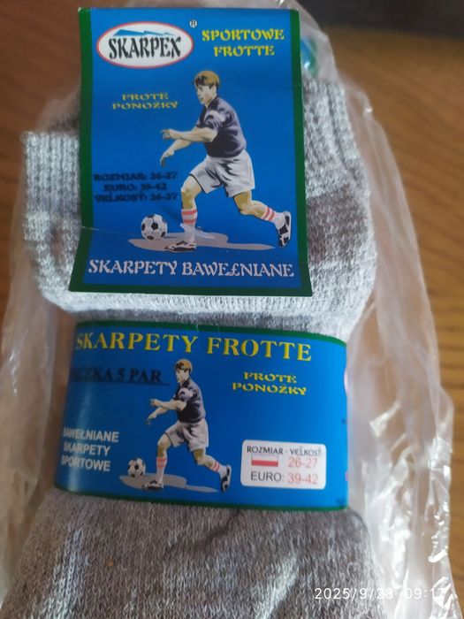 Skarpety, Rozmiar 39-42.(5 szary  + 3 czarny)