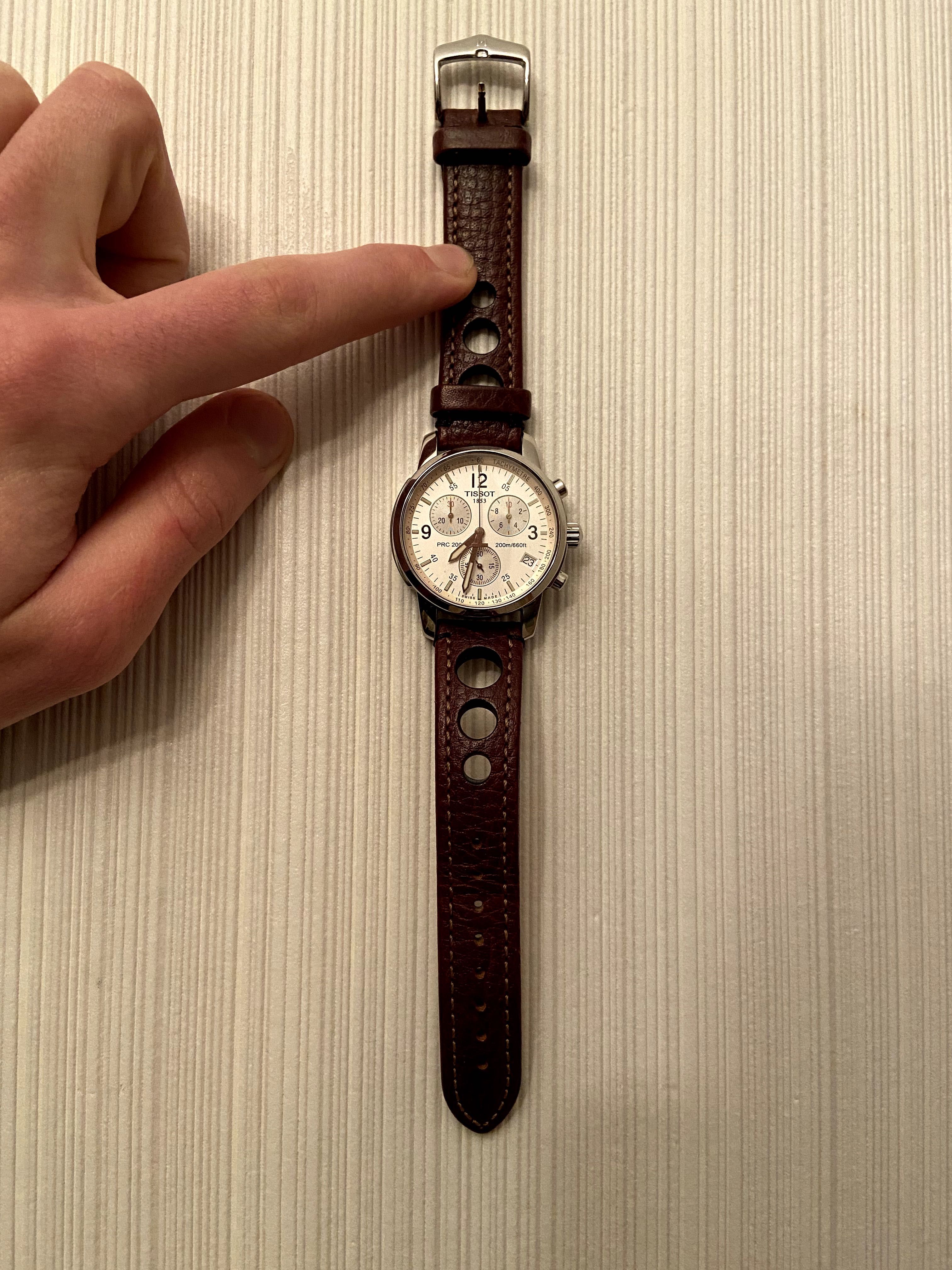 Часы мужские Tissot PRC200 покупал в Швейцарии