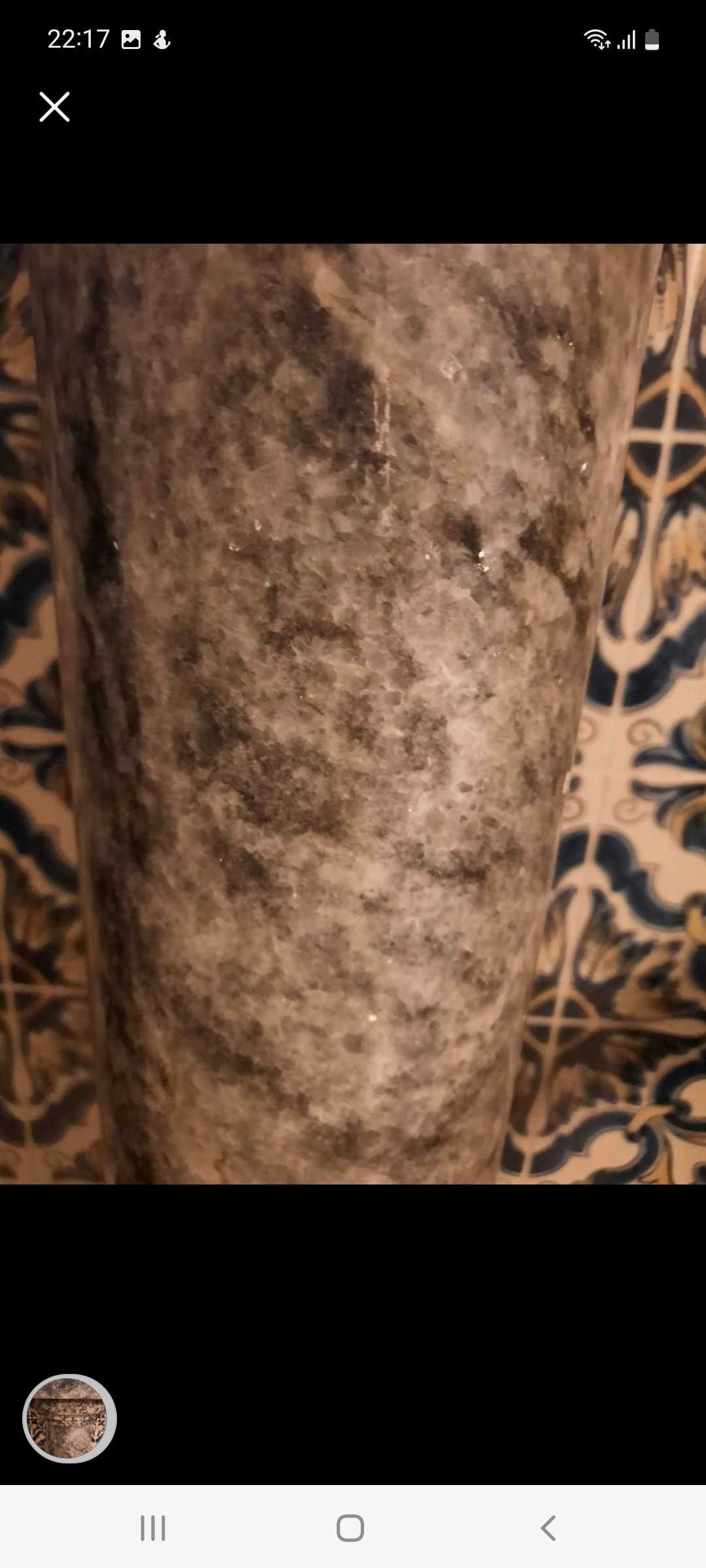 Coluna em mármore