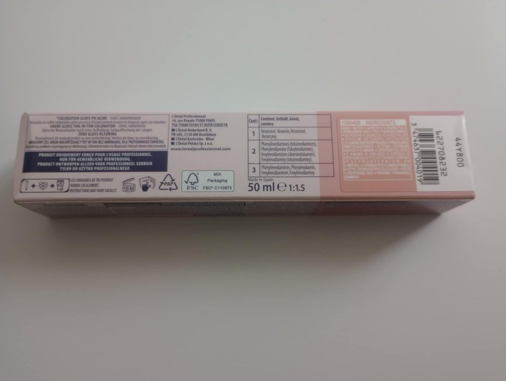 Farba do włosów Loreal DiaLight 7.40
