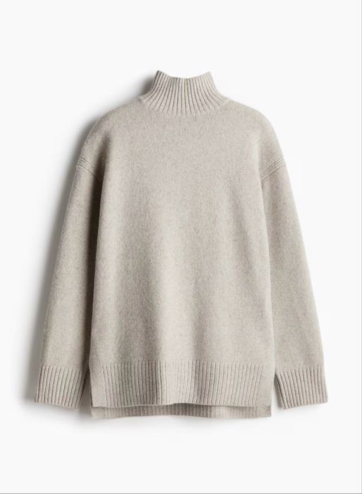 Светр H&M оверсайз Бежевий