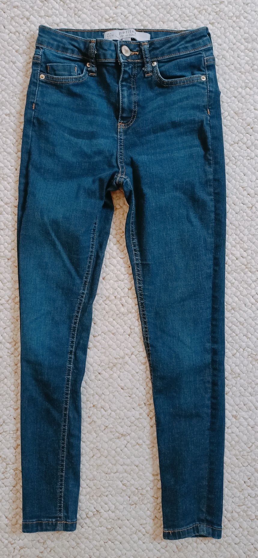 Spodnie jeansowe jeans rurki skinny XS miss