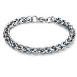 Браслет из нержавеющей стали "Byzantine Chain", 8мм