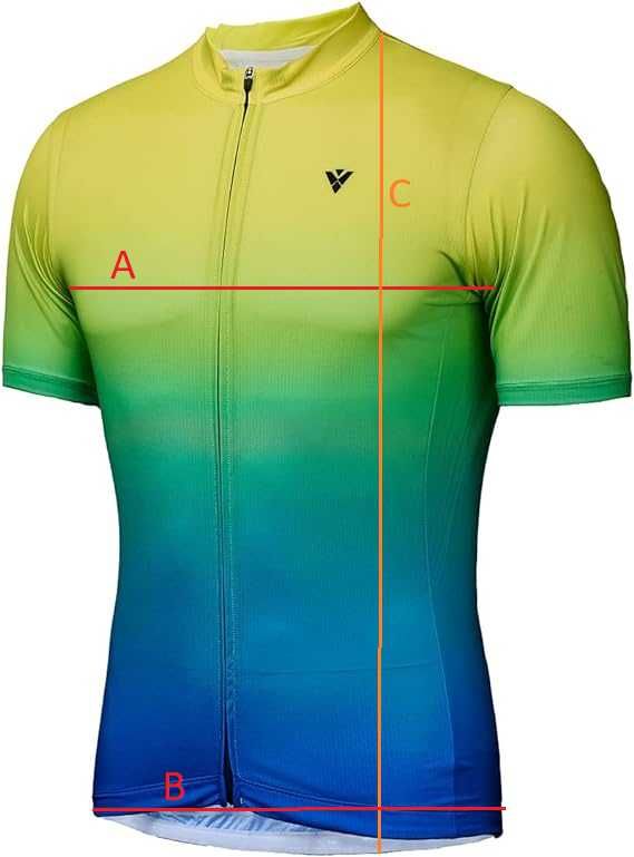 Nowa koszulka rowerowa / na rower / kolarska VICLEO 3172-M-R