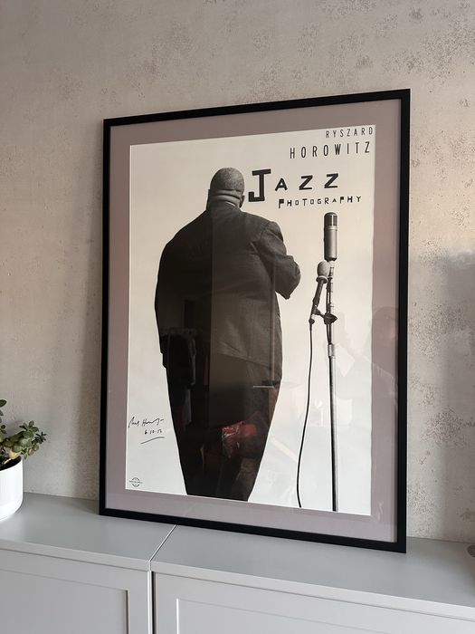 Ryszard Horowitz oryginalny podpis na plakacie
