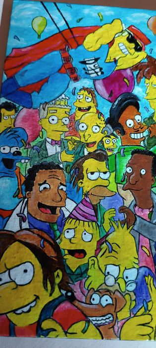 Картина "The Simpsons" акрил