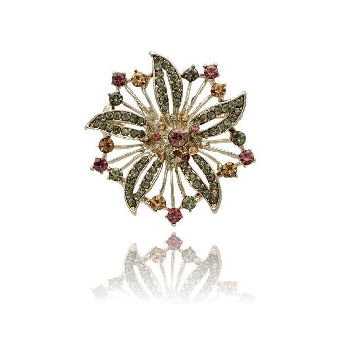 Kwiatowa broszka Yvon