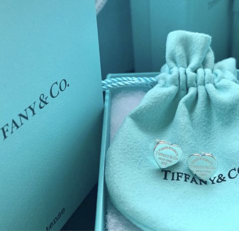 Серьги Tiffany&Co оригинал! Украшения Tiffany сережки браслет Тиффани