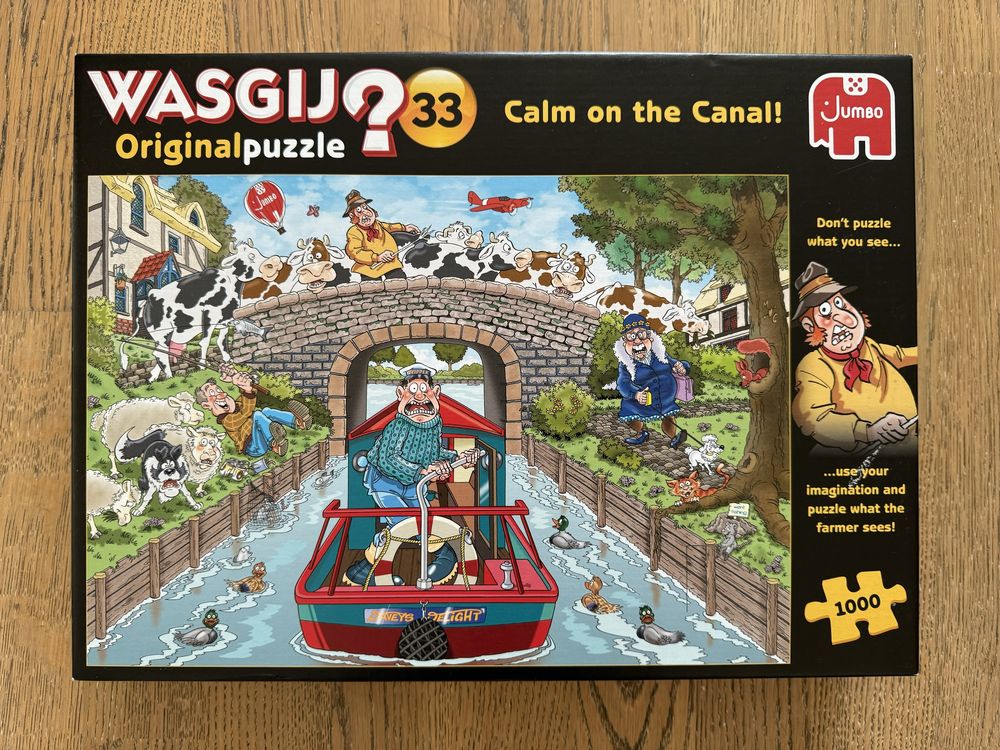 Пазли Wasgij Original 33 - Calm on the Canal!