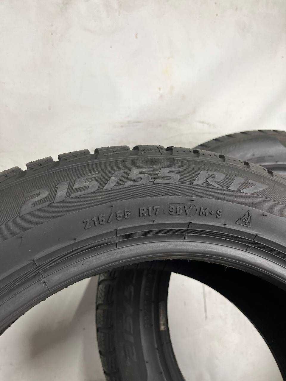 215/55/17 R17 Pirelli Sottozero 3 Winter 98H 4шт Зимова шина б/в 6+мм
