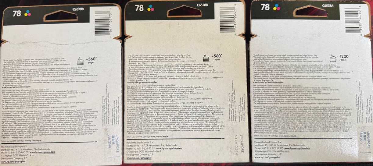 Картридж струменевий HP 78 Tri-color С6578D, С6578A
