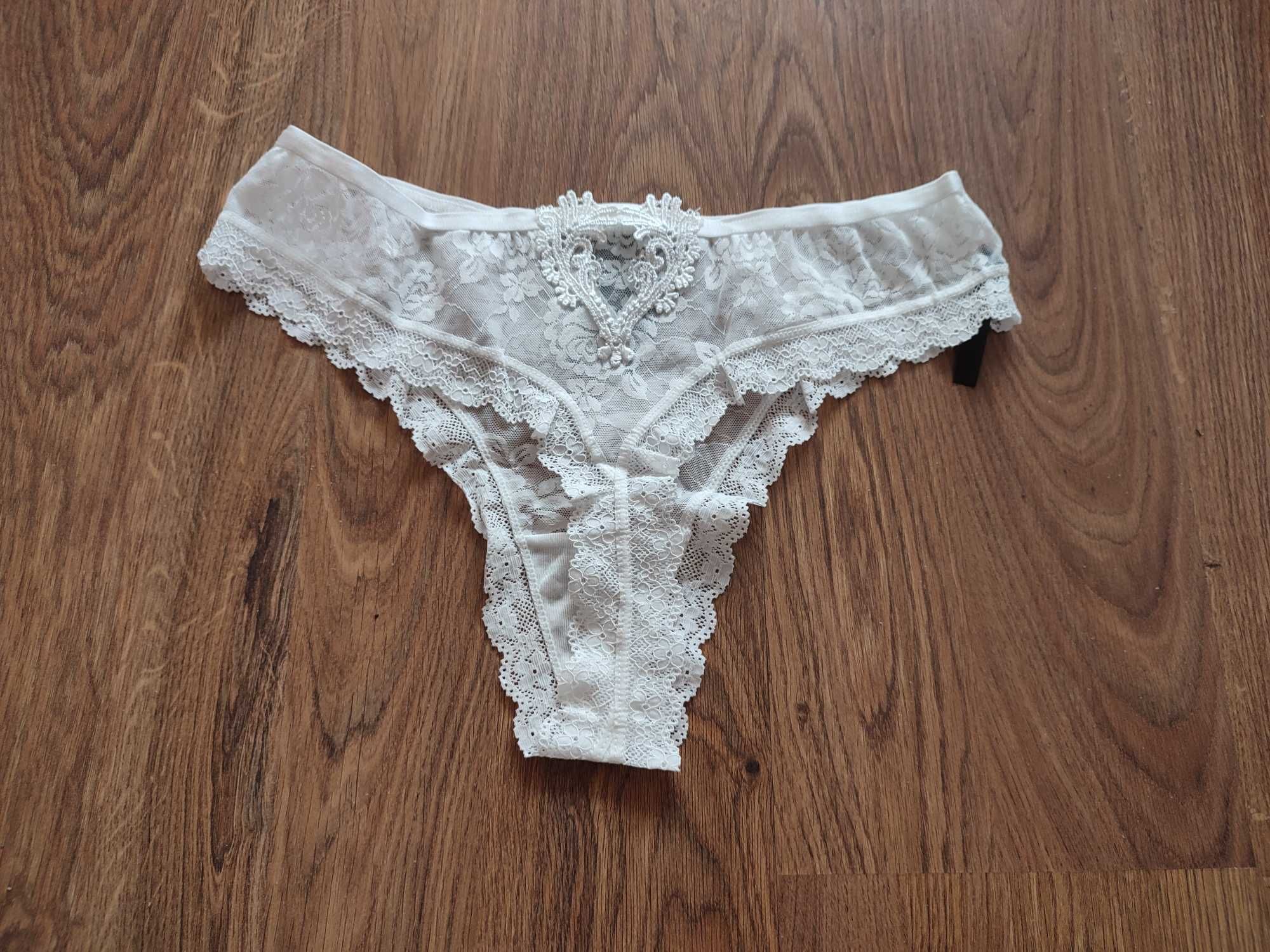 Nowe majtki stringi koronkowe rozmiar L/XL