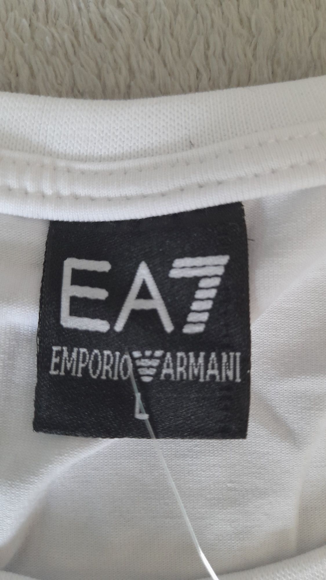 Emporio Armani Biały T-shirt L