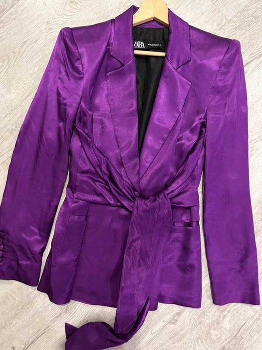 Marynarka satynowa ZARA XS