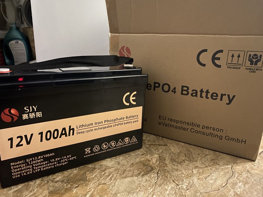 Акумулятор SJY LiFePO4 12V 100Ah
