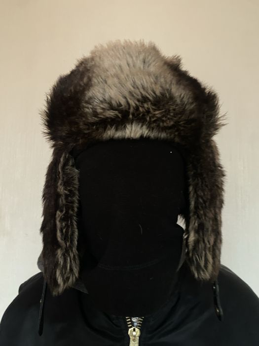 Шапка ушанка меховая y2k opium. Хутряна шапка ютукей гранж