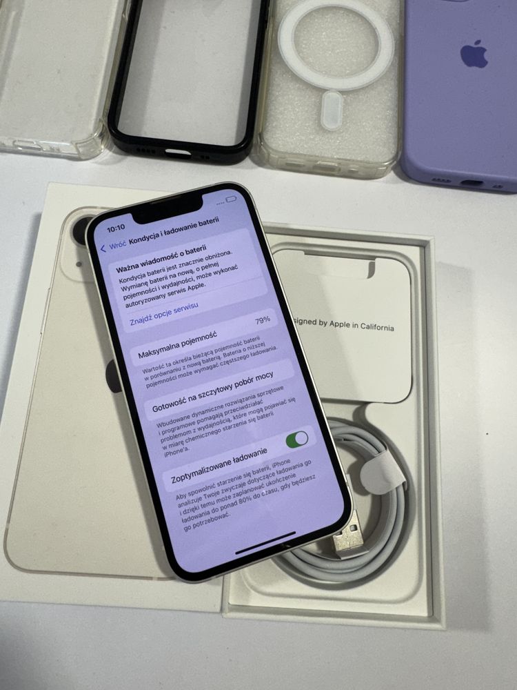 iPhone 13 Mini 128gb White +8 case gratis