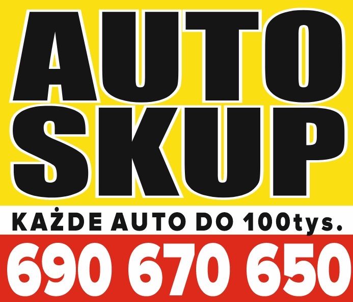 SKUP AUT. Kazda marka do 100tys. Skup samochodów. auto skup