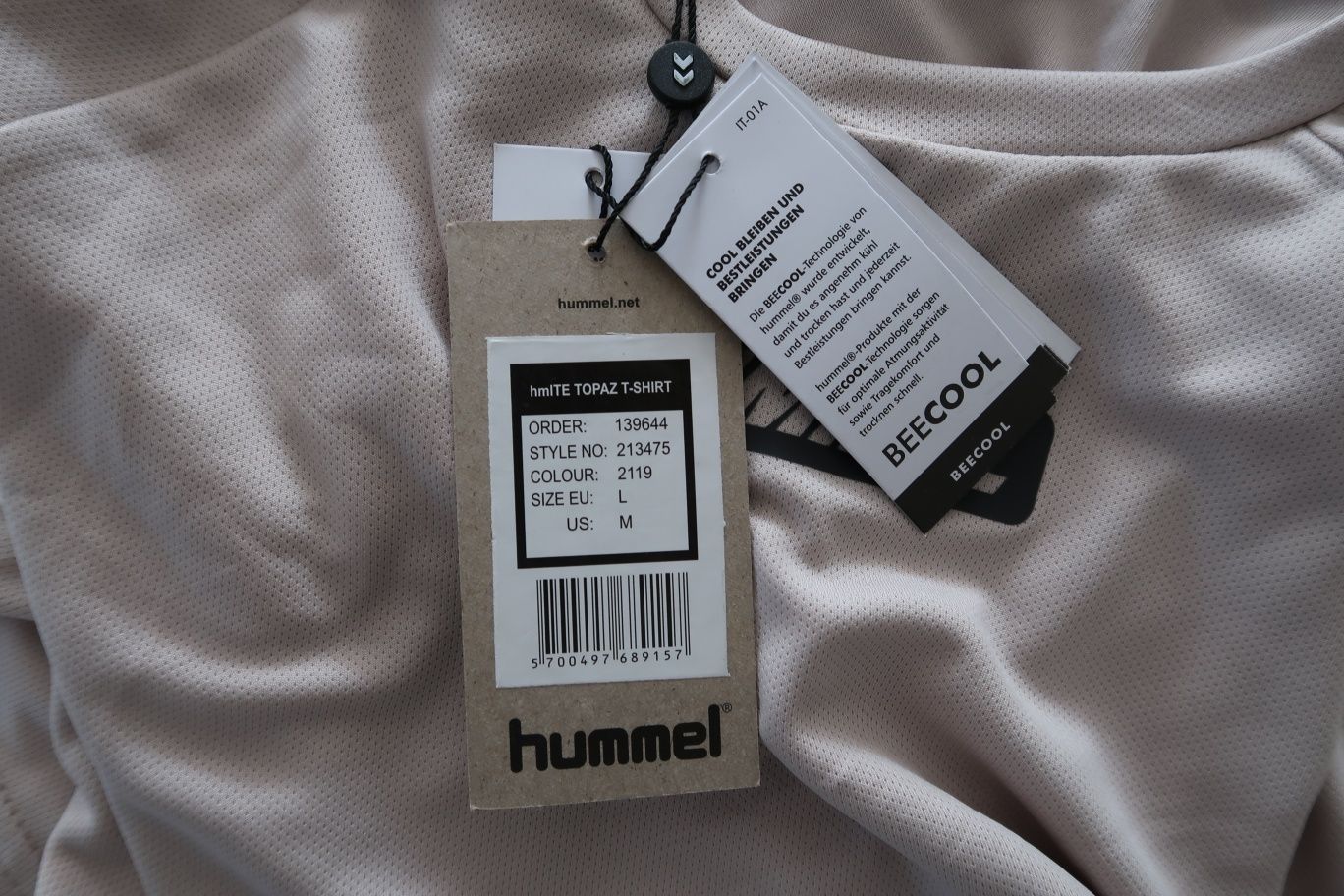 Koszulka t-shirt Hummel męska siateczkowa L