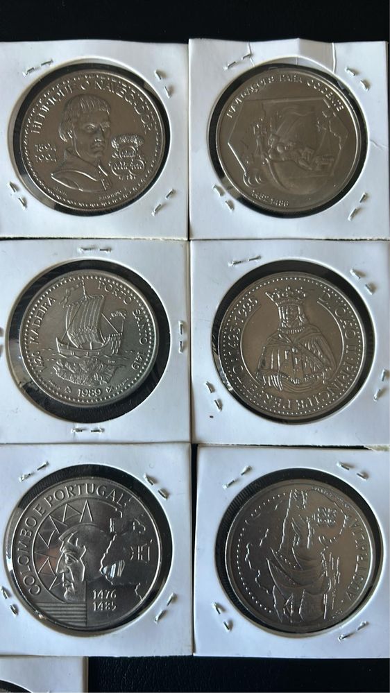 Lote de moedas comemorativas escudo