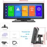 Android магнітола CAMECHO 10.26” Carplay/Android Auto/камера задн виду