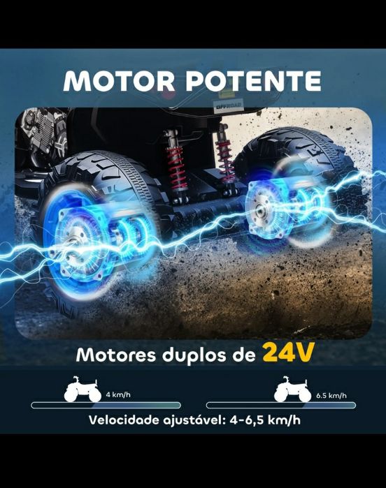 Moto quatro 24v criança