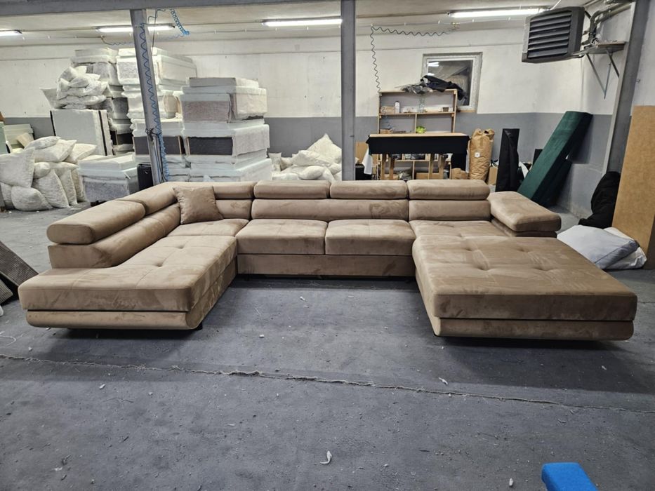 Narożnik z funkcją spania I pojemnikiem szybka realizacja