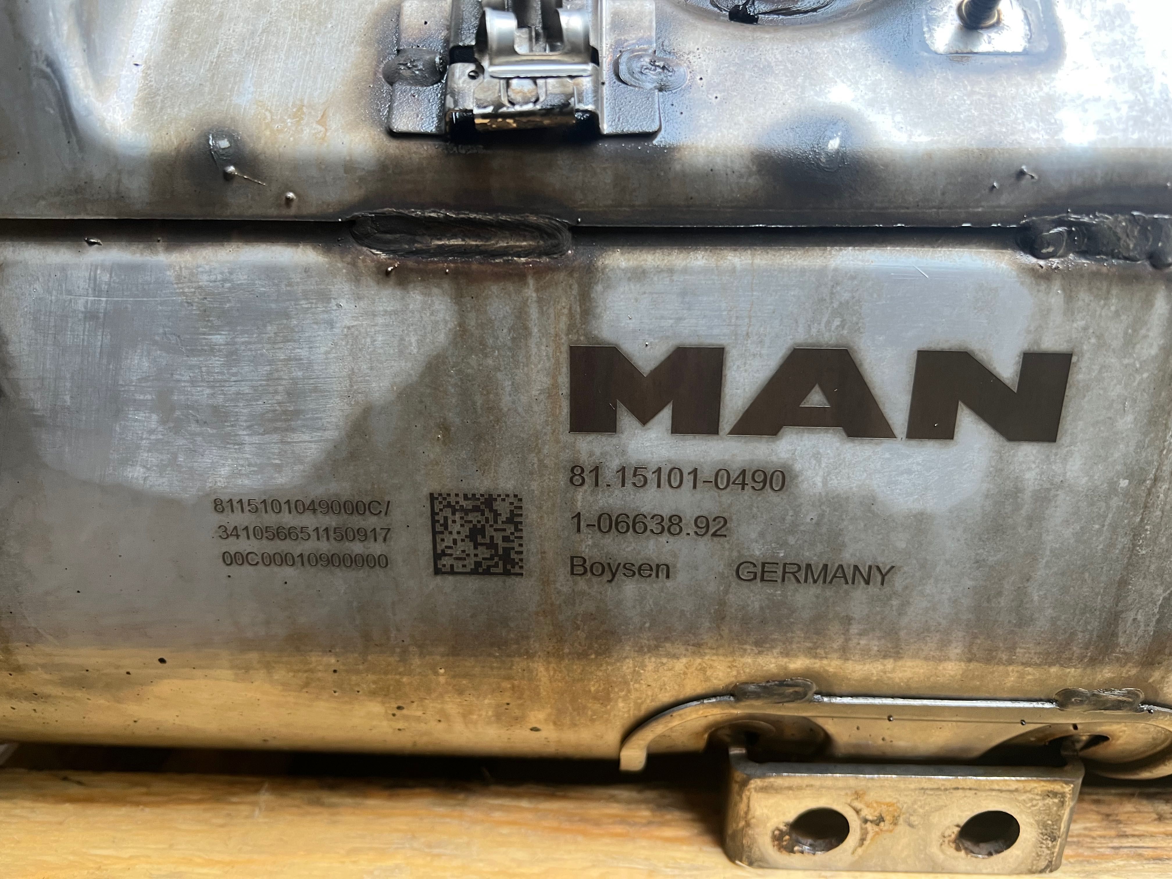 Tłumik DPF katalizator Man TGL TGM euro 6 po regeneracji-DPF-Truck.com