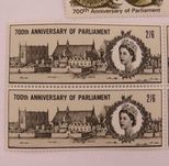 1965 Selos da Grã-Bretanha: Aniversário do Parlamento