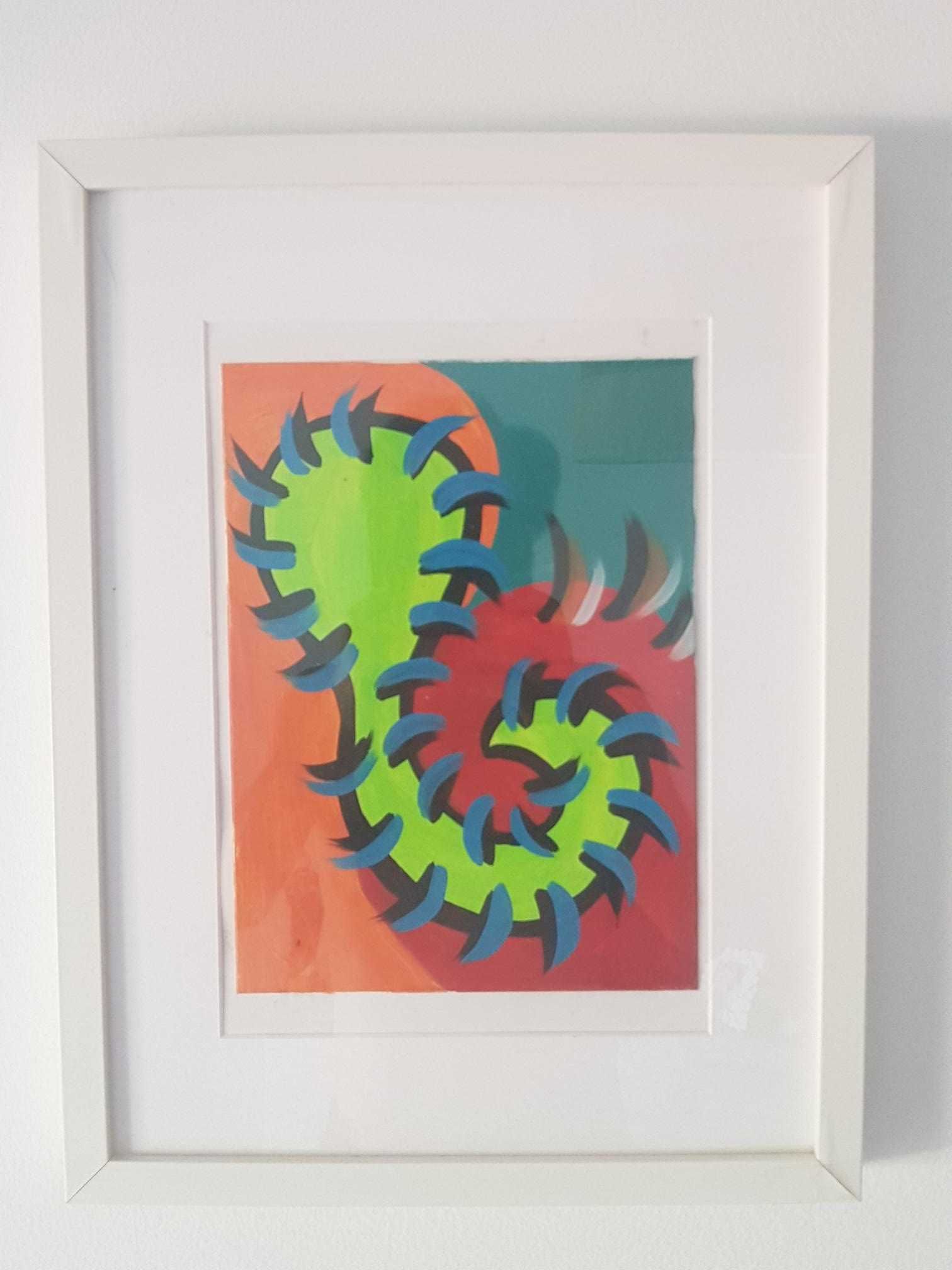 Pintura Caroline Lausun Assinada ORIGINAL
