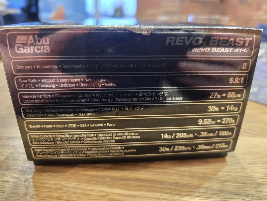 Multipikator Abu Garcia Revo Beast 41-L