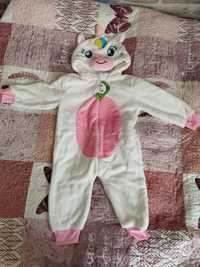 Piżama jednoczęściowa kigurumi onesie jednorożec rozmiar około 98