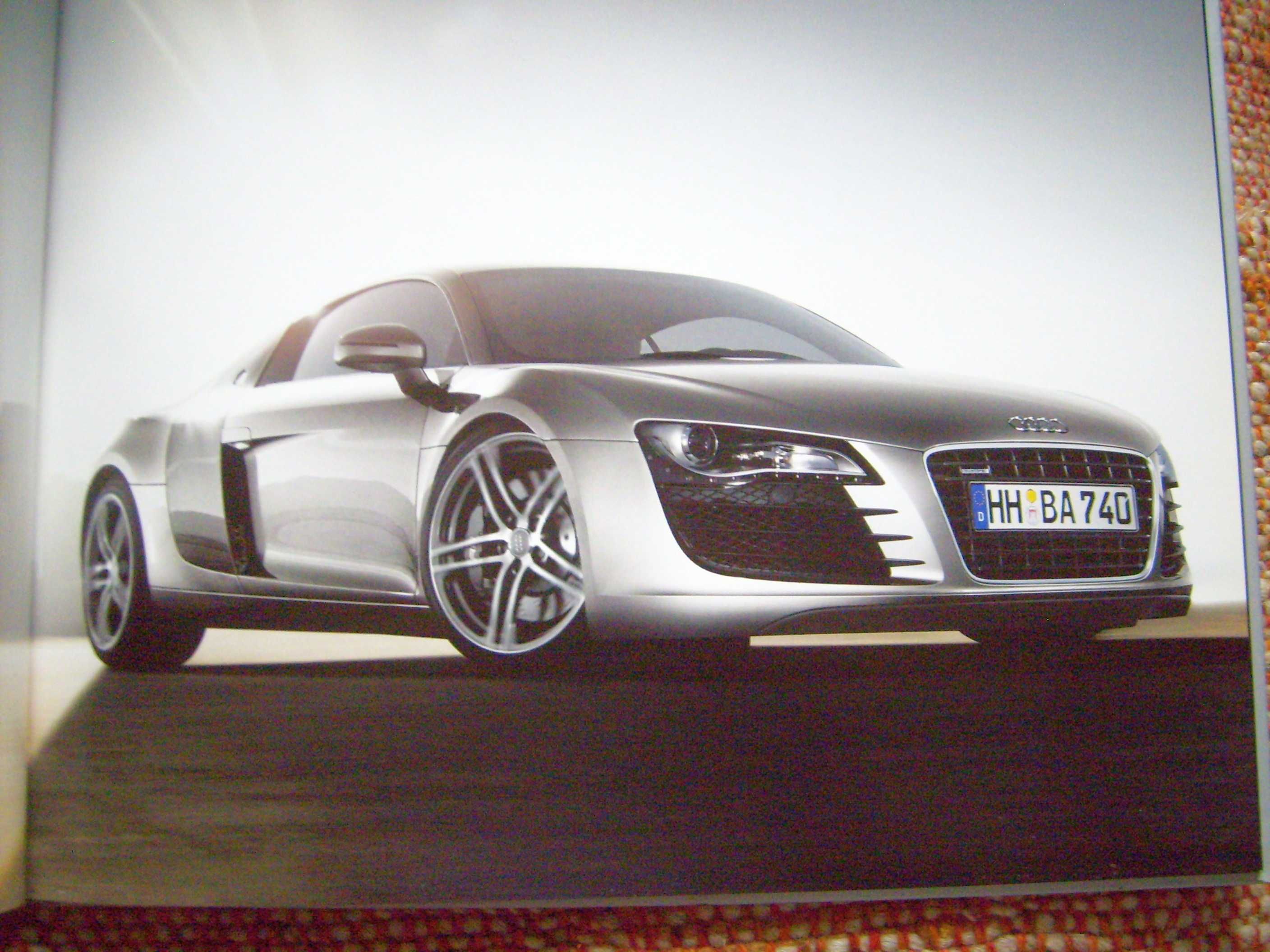 AUDI R8 4.2 FSI Quattro 2007 * prospekt 90 str. duży format HARDCOVER