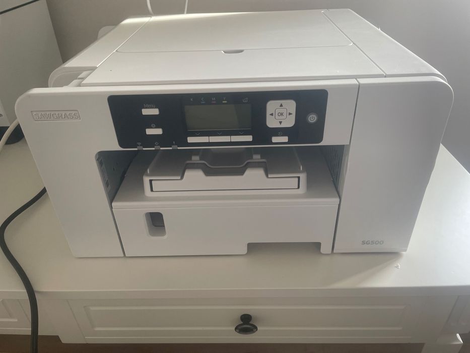 Drukarka do sublimacji  Sawgrass SG500 + zestaw tuszy 31ml - jak nowa!