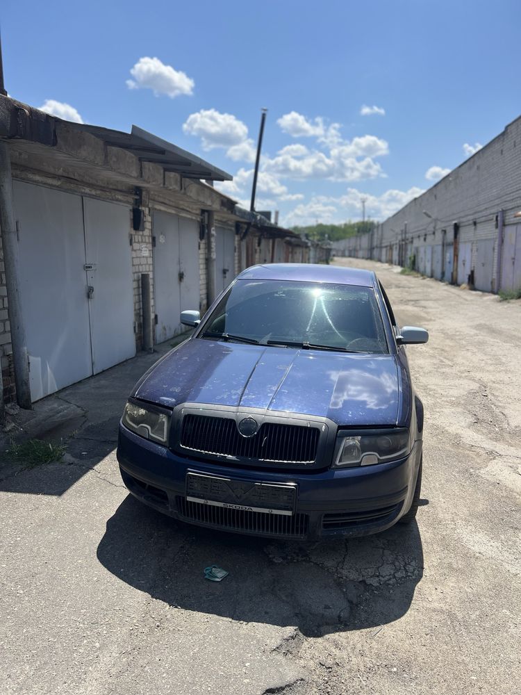 SKODA SUPERB после небольшого дтп