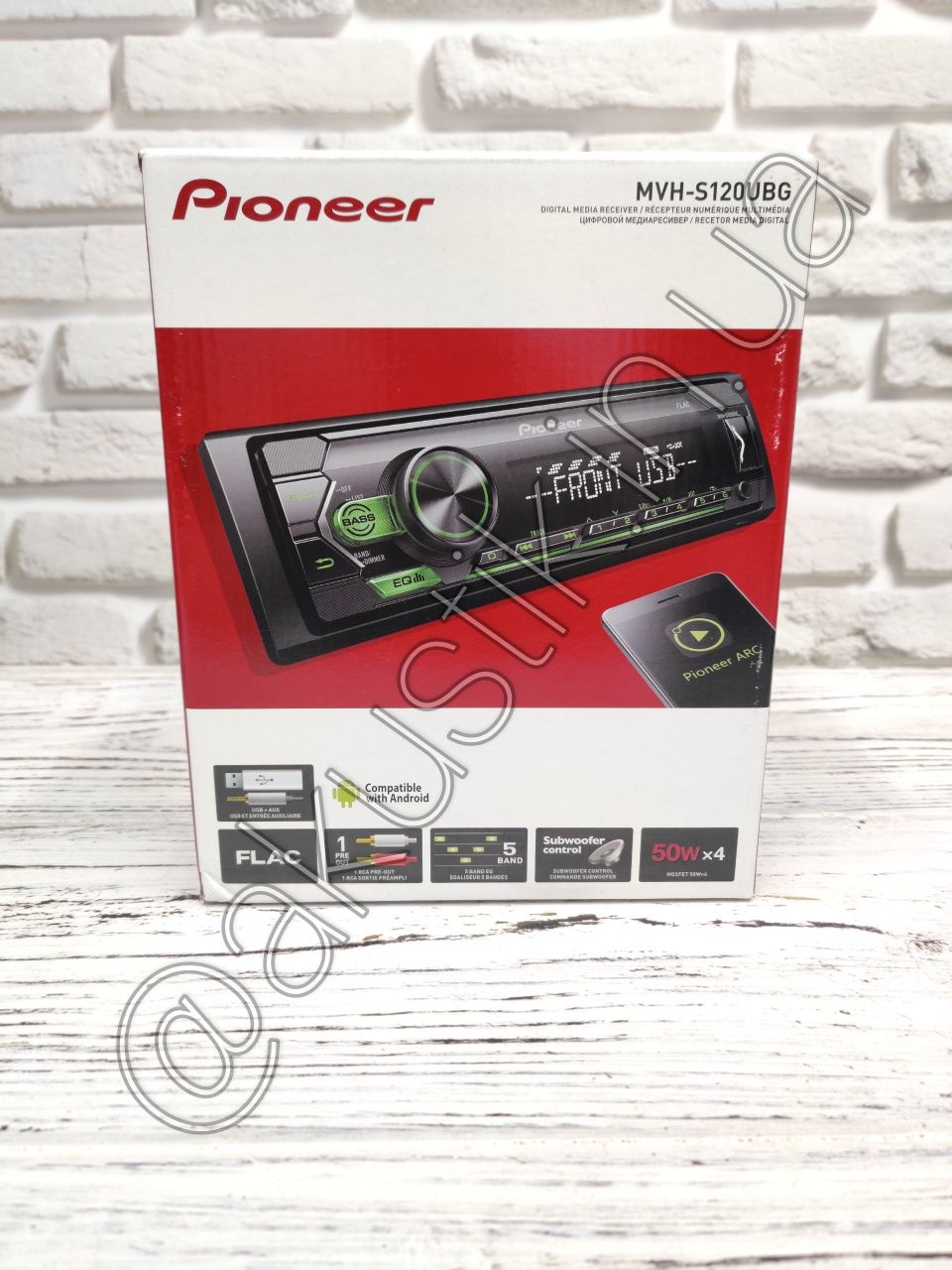 Магнитола пионер новая оригинал Индонезия Pioneer mvh-s120ubg