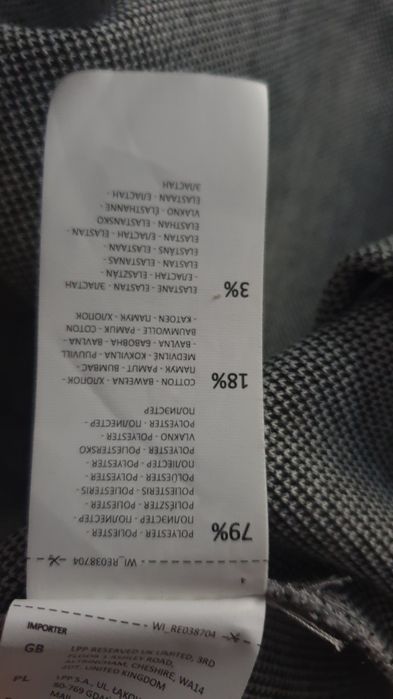 Trencz krótki marynarka jesienna asymetryczny kardigan damski nowy L
