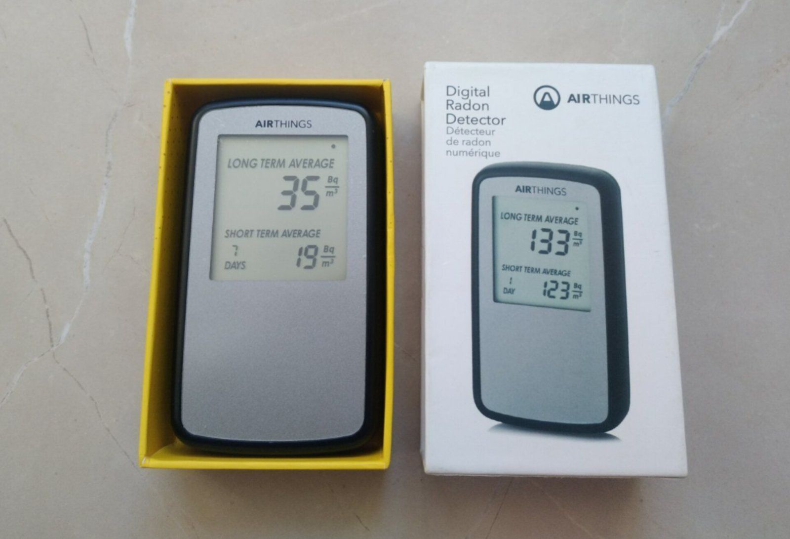 Дозиметр радона Airthings. Альфа излучение радиации