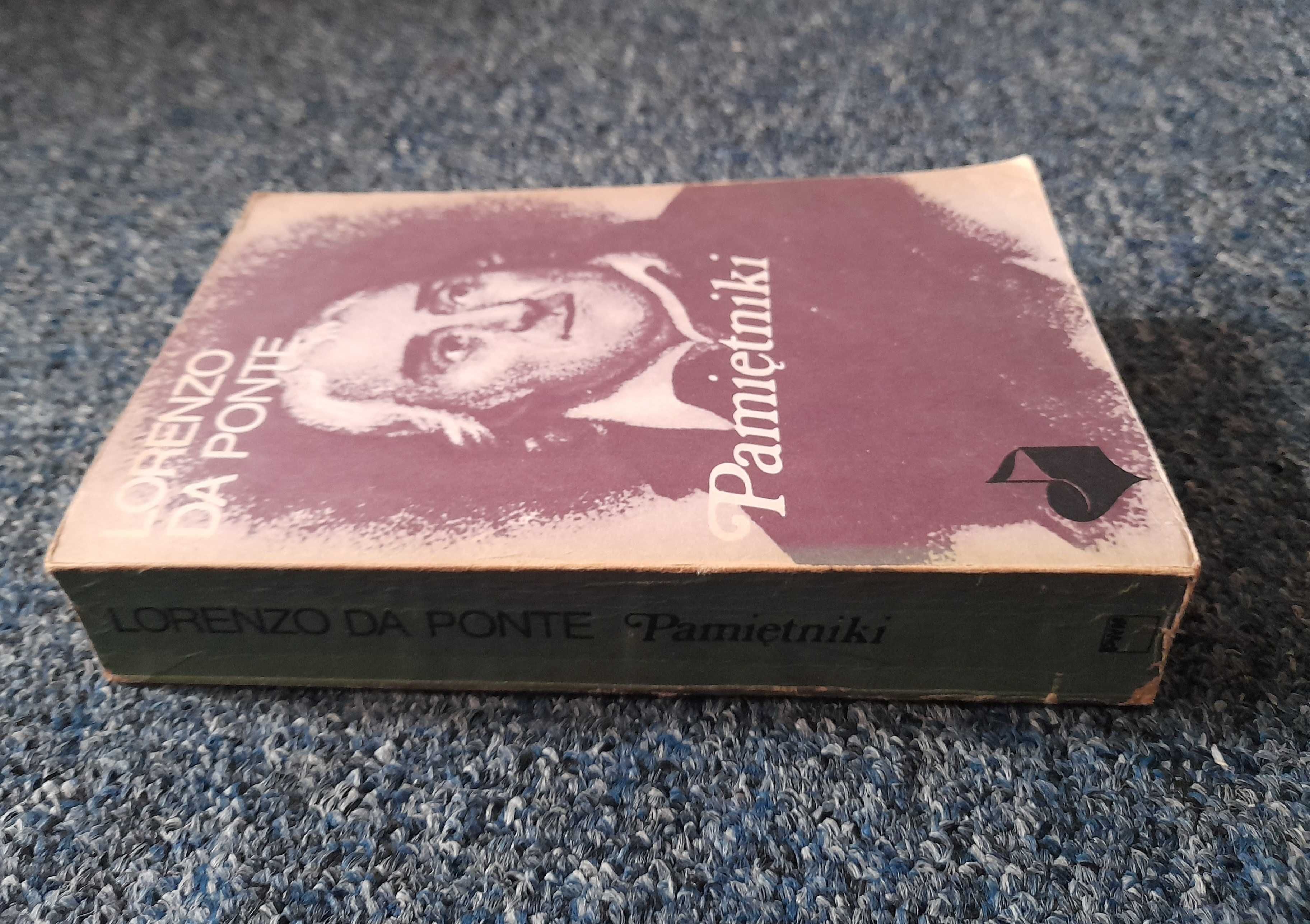 Książka Pamiętniki, Lorenzo da Ponte