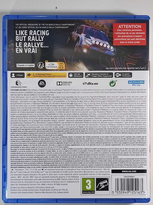 WRC / Gra PS5 / Sklep Perfect Blue / Skup gier używanych / Warszawa