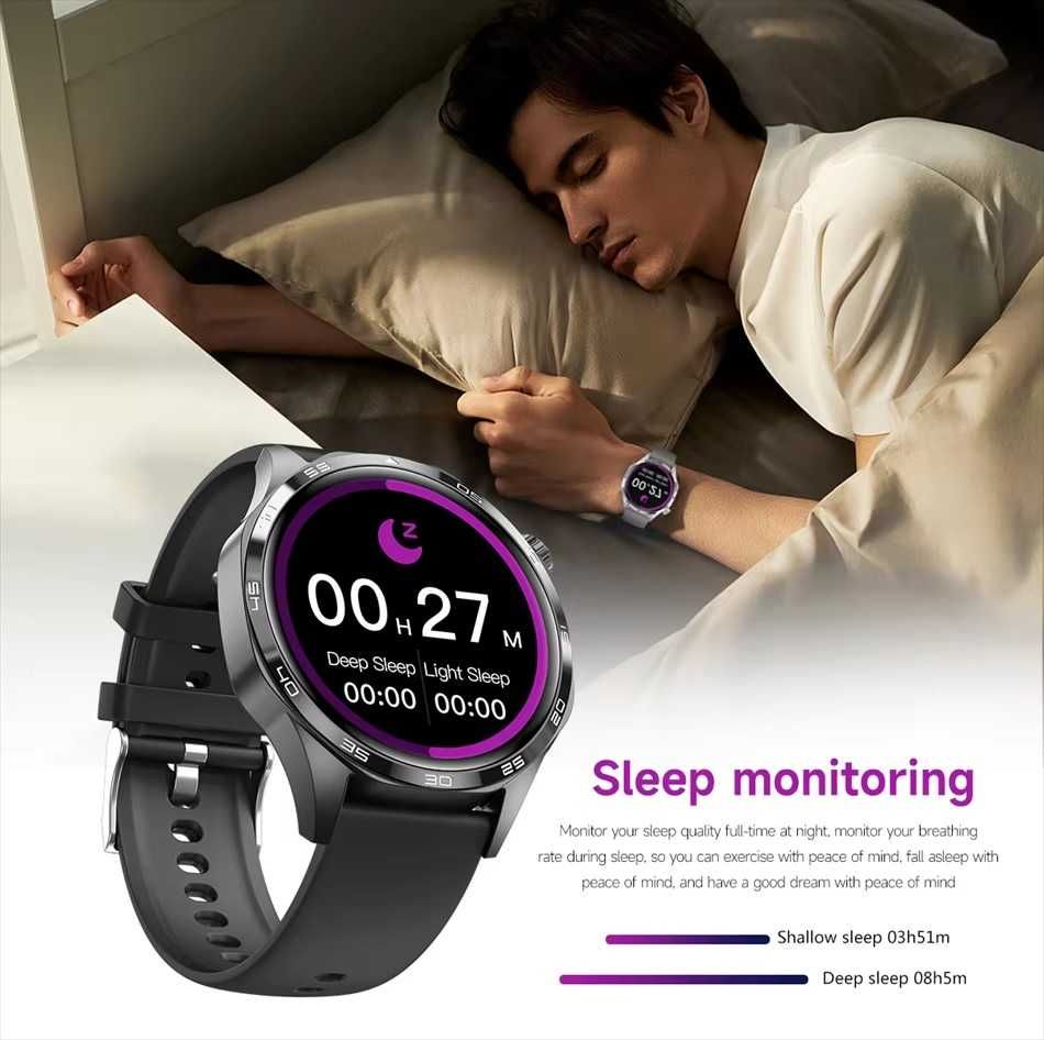 SmartWatch GT5 MAX 1,53 cala rozmowy menu PL
