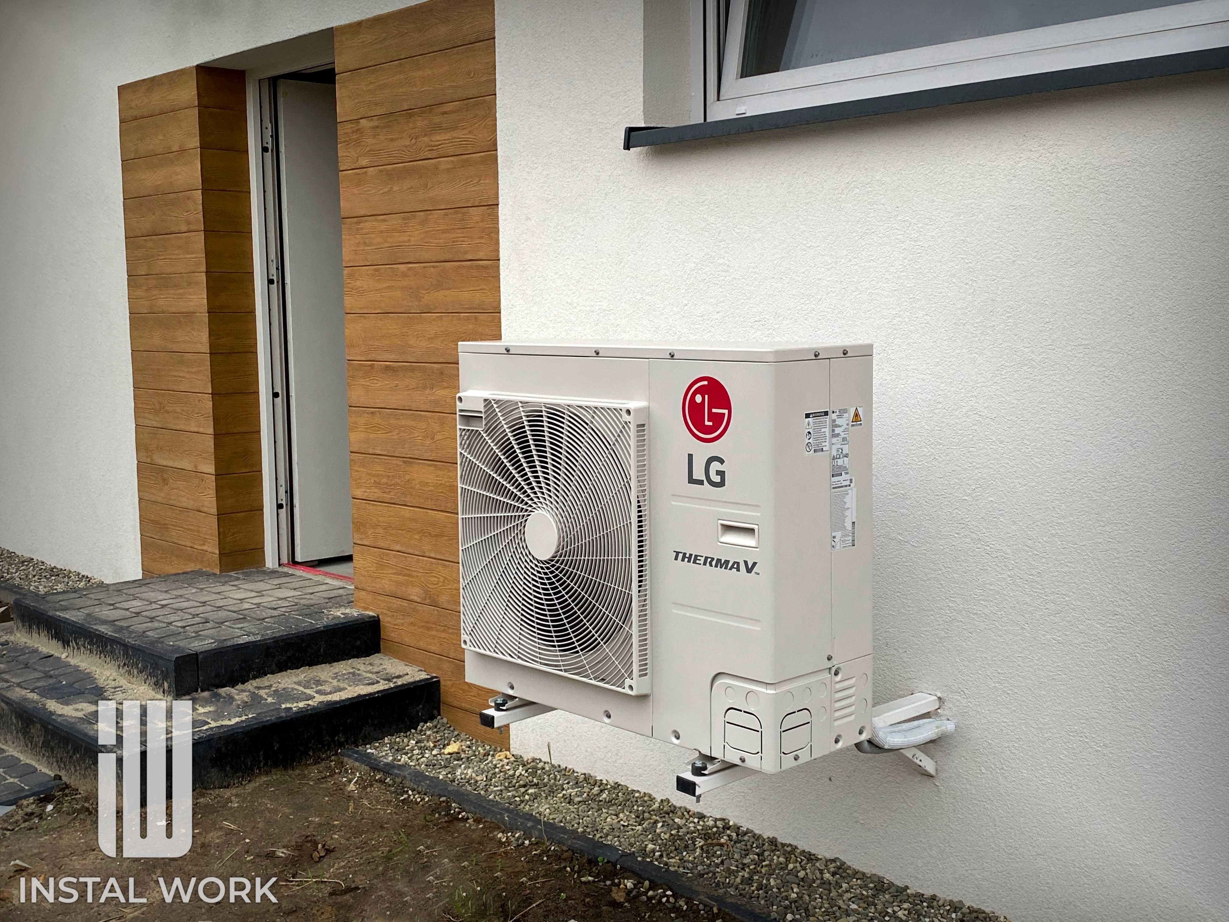 Komplet kotłownia pompa ciepła LG 12kW +zbiornik CWU+bufor Z MONTAŻEM