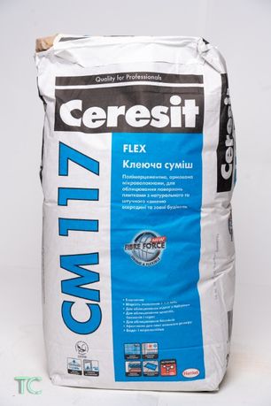 Клей для плитки Ceresit (Церезіт) СМ 117 25кг