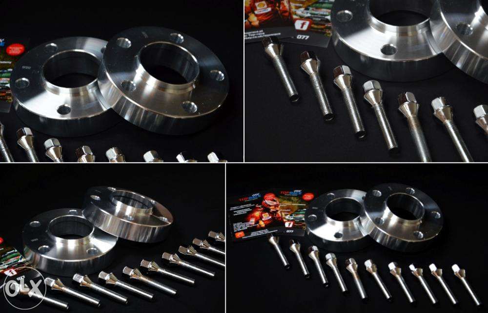 DYSTANSE +ŚRUBY OPEL Zafira Meriva Vectra Corsa Tigra 10,15,20,25,30mm