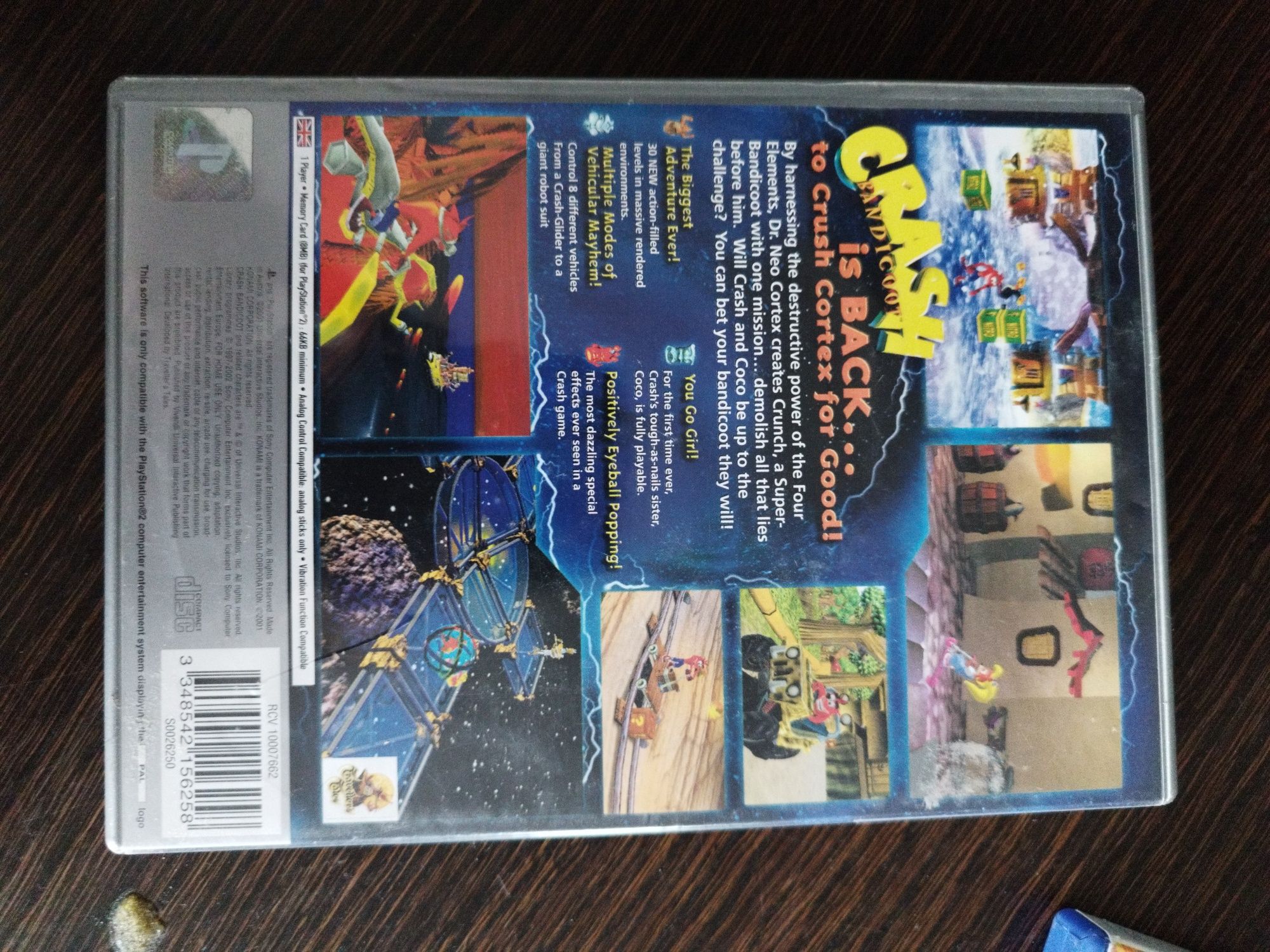 Gra Crash Bandicoot the Wrath of Cortex PS2 Play Station