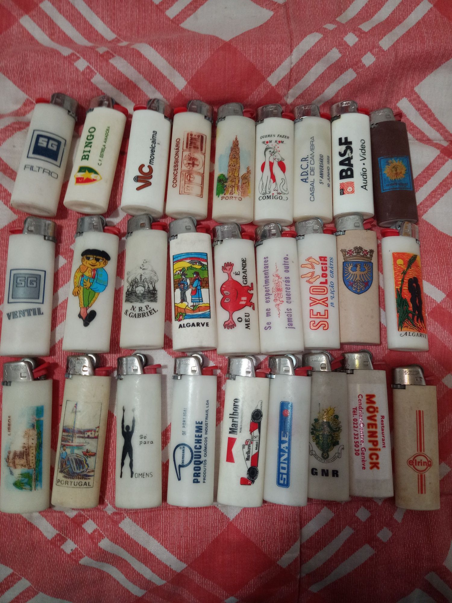 Coleção isqueiros BIC