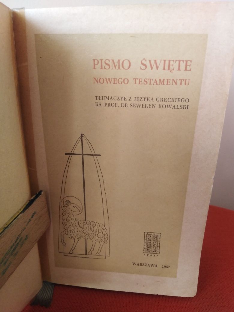 Pismo Święte Nowego Testamentu 1957