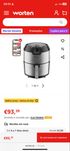 Air Fryer Moulinex 4.2 lts  familiar