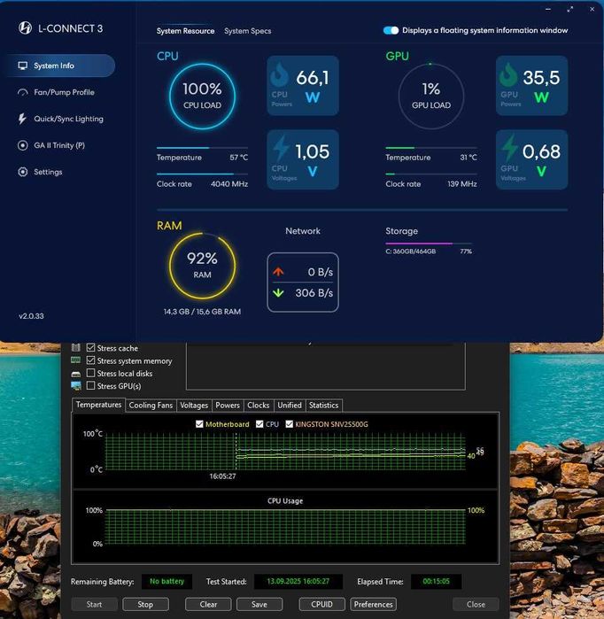 Система рідинного охолодження Lian Li GA II Trinity Performance 360